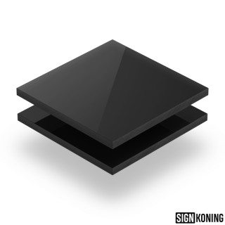 Plexiglas Acrylaat Zwart 5mm (GS)