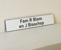 Naambord Appartement